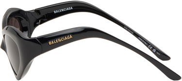 Solbriller Balenciaga Balenciaga Orbit Cat Sunglasses Sort | BB0386S-001, 2