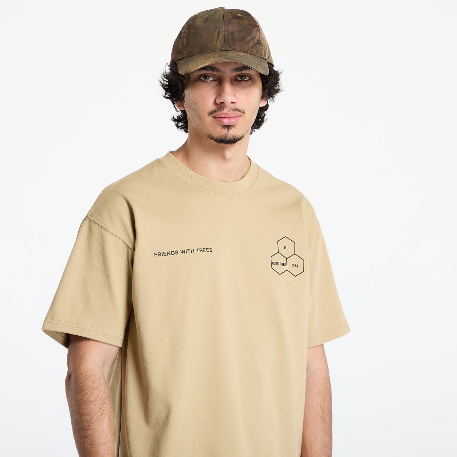 T-shirt Nike ACG ACG "Walking Tree" Dri-FIT T-Shirt Beige | HJ0796-297, 1