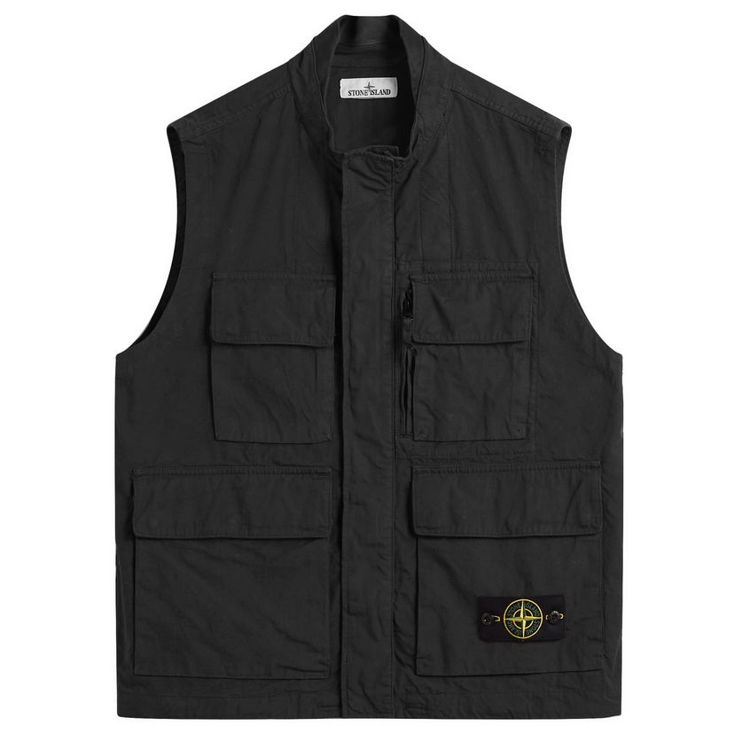 Vest Stone Island Stone Island Canvas Weave Cotton Vest, Size Large Sort | K2S15G100001-V0062
