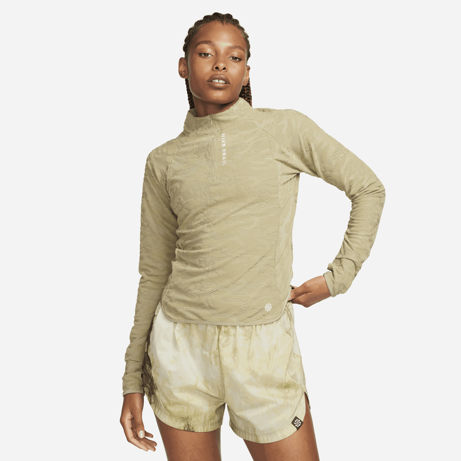 Sweatshirt Nike Trail Dri-FIT Beige | FB7637-276, 1