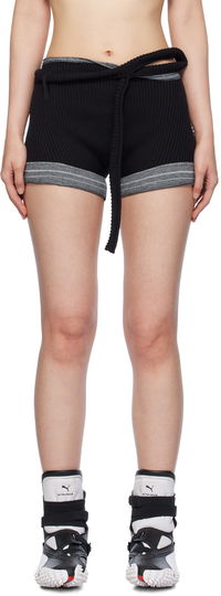 Ottolinger Ribbed Tie-Waist Shorts
