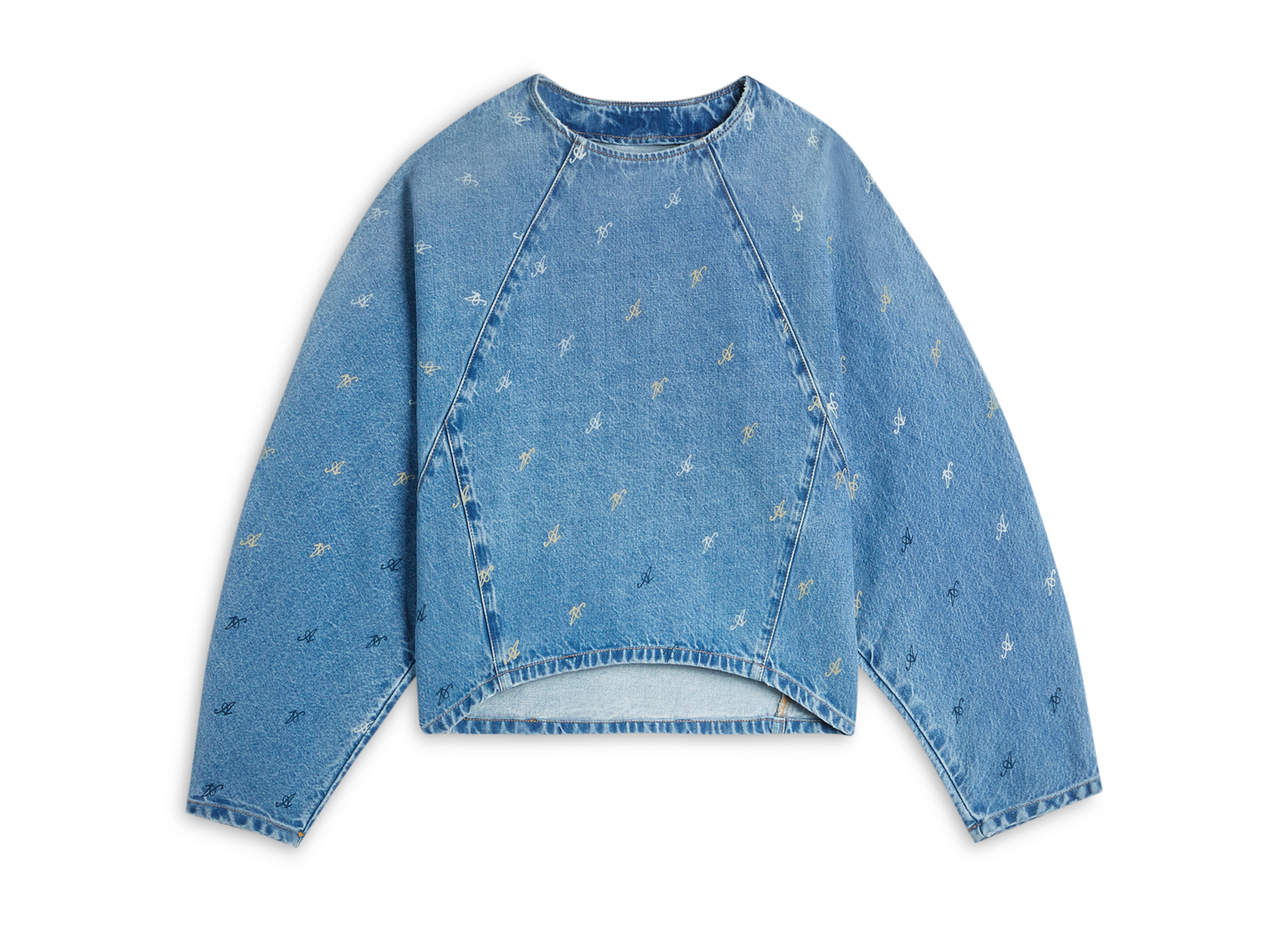 Sweatshirt AXEL ARIGATO Daisy Script A Sweatshirt Blå | A2162001, 0