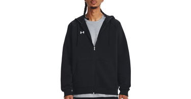 Sweatshirt Under Armour Rival Fleece FZ Sort | 1379767-001, 1