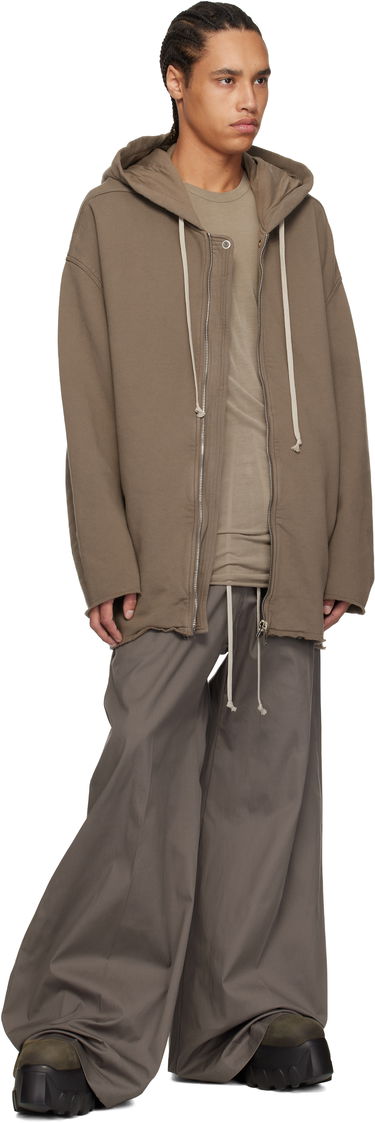Sweatshirt Rick Owens Rick Owens DRKSHDW Hollywood Peter Zip-Up Hoodie Brun | DU01E3289 F, 3