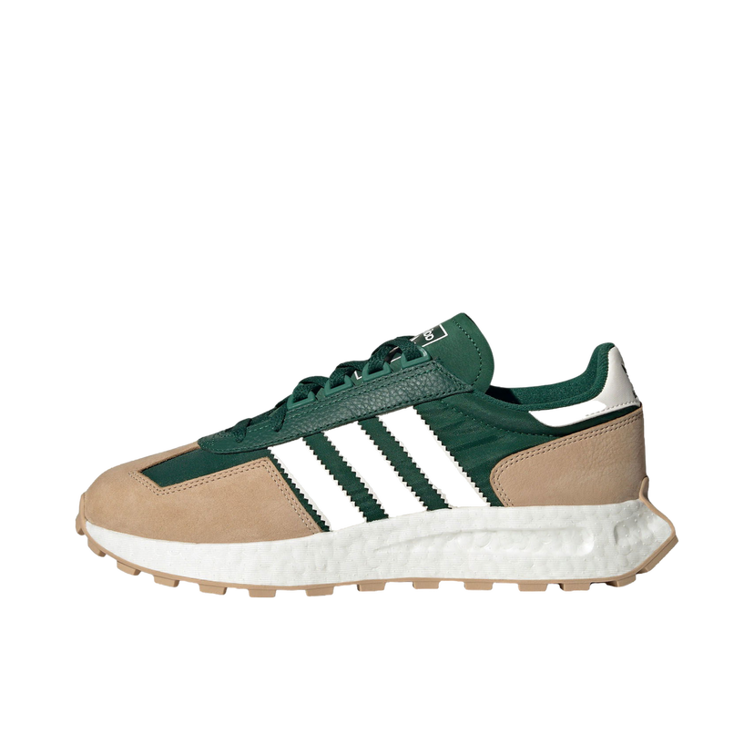 Sneakers og sko adidas Originals Retropy E5 Dark Green Core White Magic Beige Beige | IE4553
