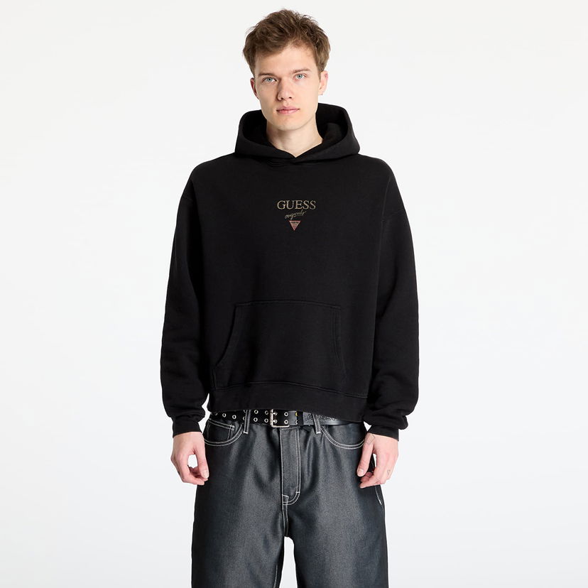 Sweatshirt GUESS Guess Originals Baker Hoodie Sort | M5RQ32K9V31-JTMU
