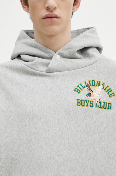 Sweatshirt BILLIONAIRE BOYS CLUB Duck Varsity Embroidered Popover Hoodie Grå | B24451, 3