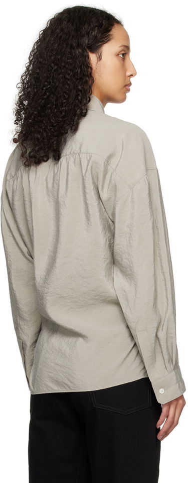 Skjorte LEMAIRE Twisted Button-Up Shirt Grøn | SH1032 LF208, 2
