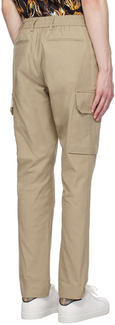 Cargo bukser Paul Smith Paul Smith Cargo Pants with Elasticized Waistband Beige | M1R-417Y-L01314, 2