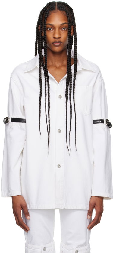 Skjorte Coperni Coperni Denim Shirt Hvid | COPCH36251, 0
