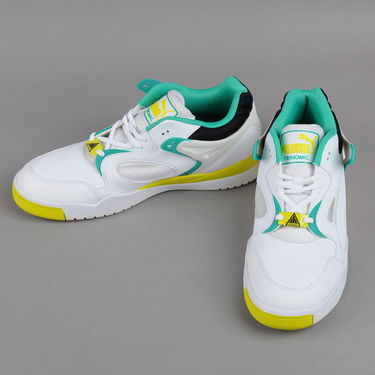Sneakers og sko Puma Trinomic Serve Evo white - fluo teal Flerfarvet | 357664 01, 2