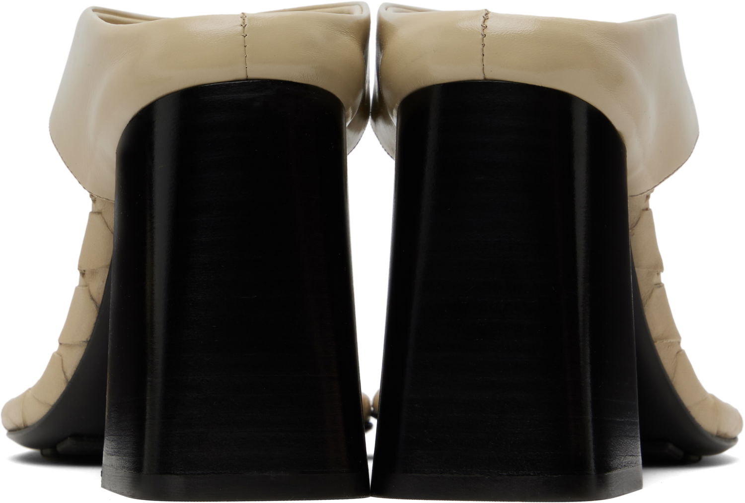 Skopleje Bottega Veneta Bottega Veneta Marella Thong Heeled Sandals Beige | 817500 V3H90, 1