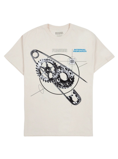 T-shirt Pleasures Research T-Shirt Beige | P23F051-NATURAL