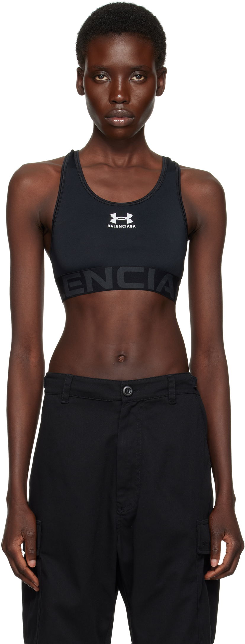 Bh Balenciaga Balenciaga Under Armour Edition Sports Bra Sort | 814297 4E9B3