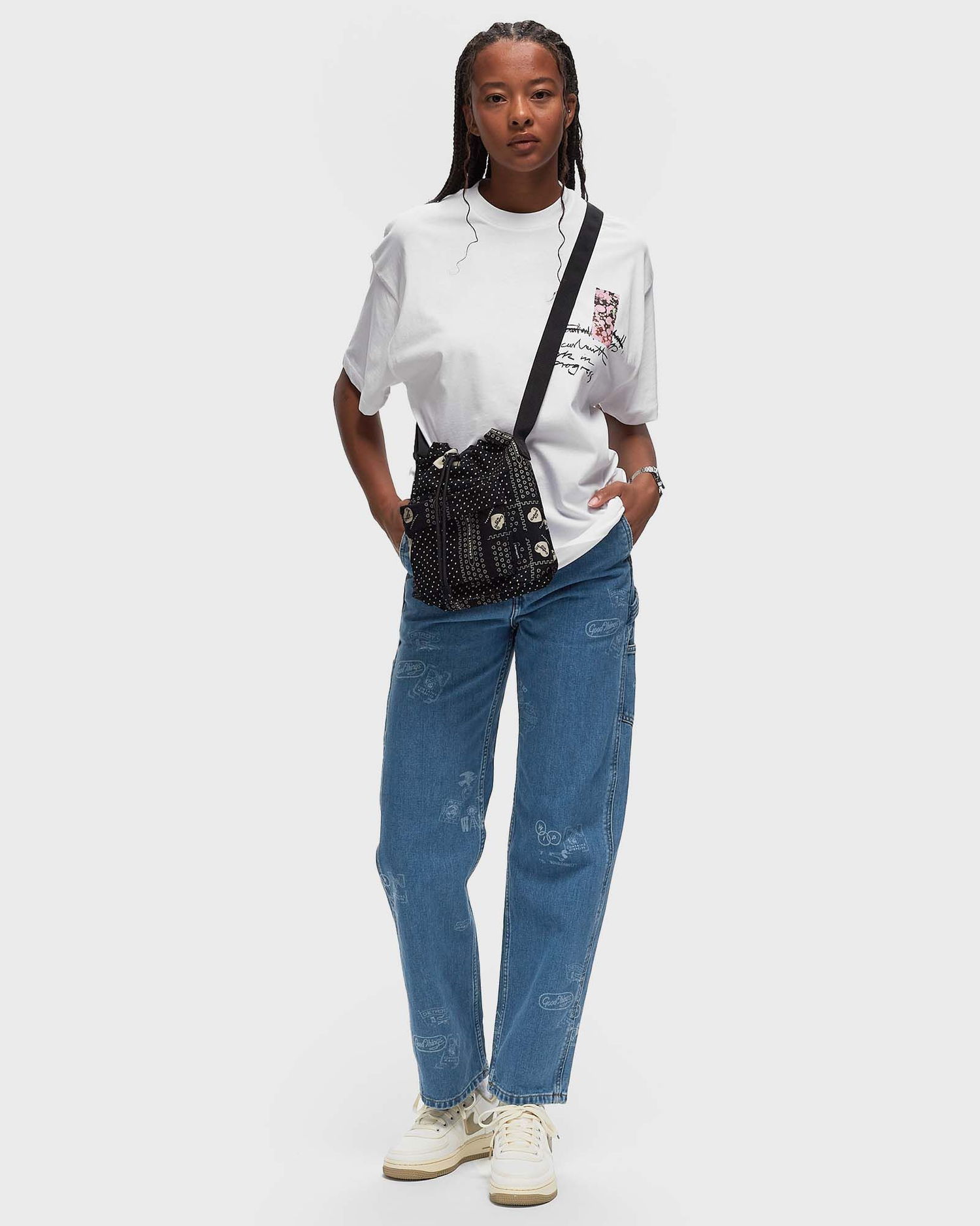 Jeans Carhartt WIP WMNS Stamp Pant Blå | I033742-2LN.35, 1