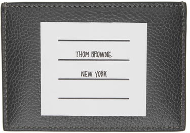 Tegnebog Thom Browne Thom Browne Monogram Card Holder Grå | MAW253A-07557, 1