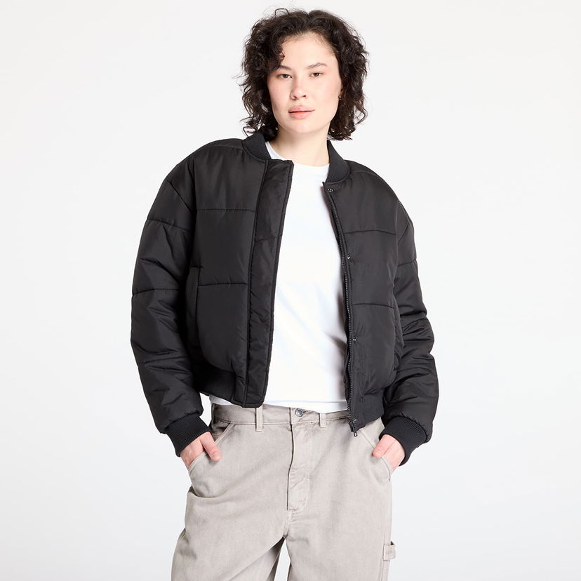 Puffer jakke Urban Classics Puffer Jacket Sort | TB6152-00007