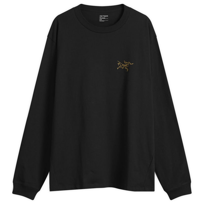 T-shirt Arcteryx Men's Kragg Long Sleeve T-Shirt, Size X-Small Sort | X000009714-001929