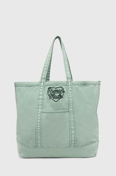 Mulepose Human Made Garment Dyed Tote Bag Grøn | HM27GD037, 0