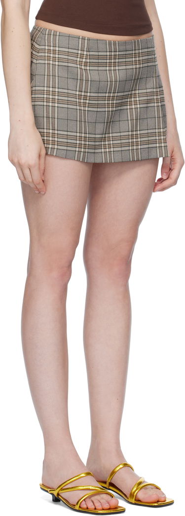 Nederdel Miaou Miaou Micro Miniskirt Beige | 4012PLWPLD, 1