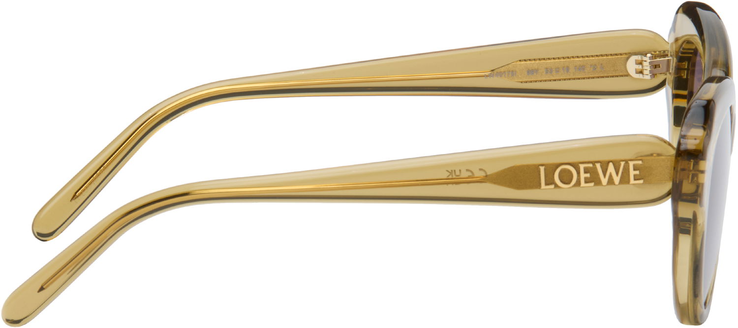 Solbriller Loewe Swan Slim Cat-Eye Sunglasses Beige | LW40178I@5396Y 840126866186, 1