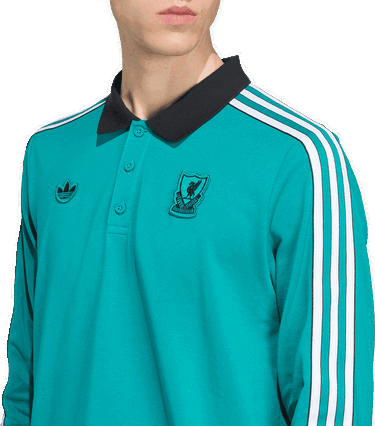 Polo skjorte adidas Performance Liverpool FC Terrace Icons Turkis | JW5471, 3