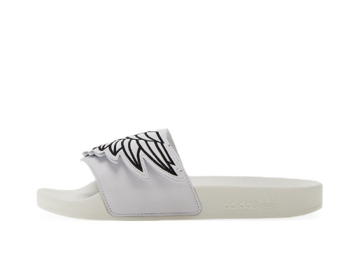 Sneakers og sko adidas Originals Jeremy Scott x Monogram Adilette Hvid | GY2505