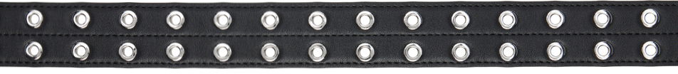 Bælter GANNI GANNI Eyelet Belt Sort | A6586, 1