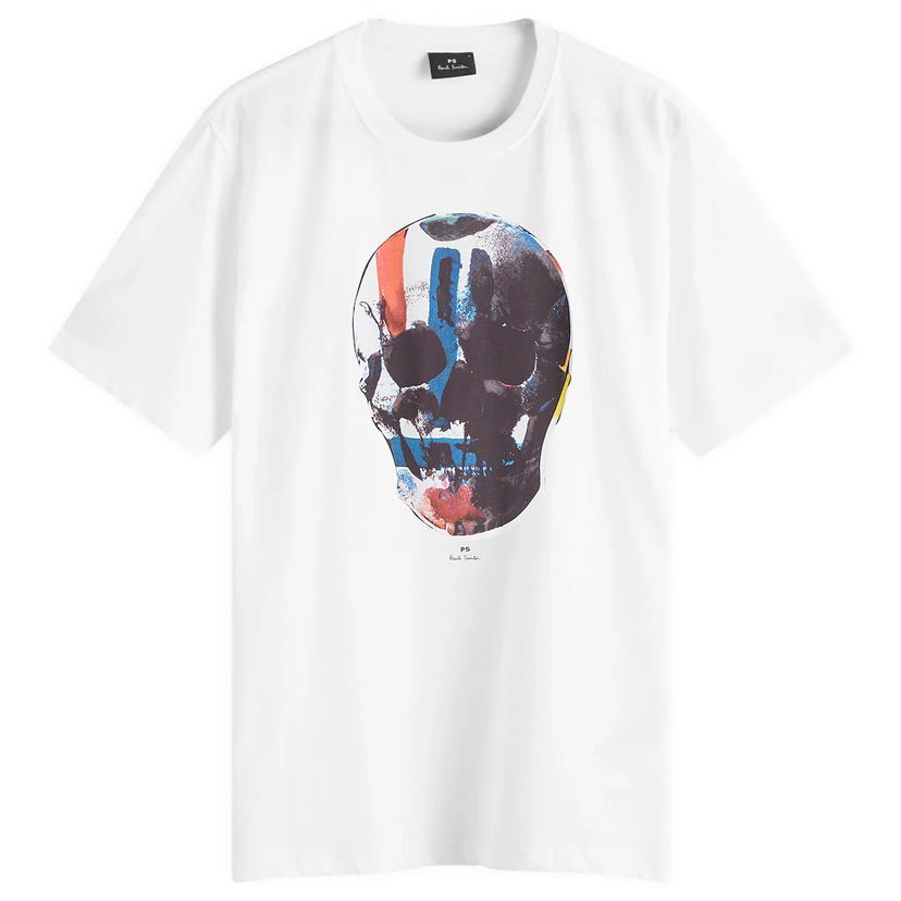 T-shirt Paul Smith Paul Smith Skull Print T-Shirt, Size Small Hvid | M2R-011R-NP4685-01