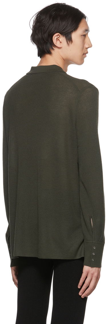 Skjorte Dion Lee Cutout Long Sleeve Cardigan Grøn | C7088P22, 2