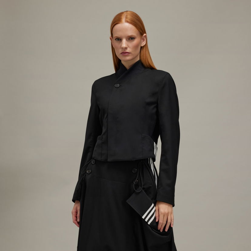 Jakke Y-3 Refined Wool Jacket Sort | IW7459