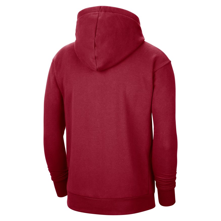 Sweatshirt Nike NBA Chicago Bulls City Edition Fleece Pullover Hoodie Bourgogne | DN8655-698, 1
