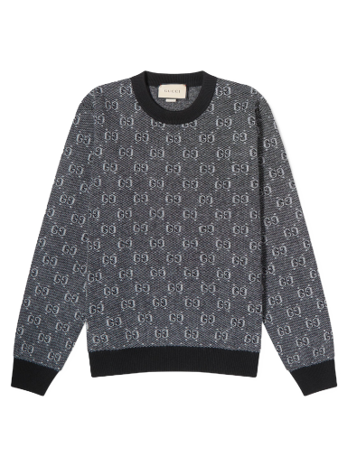 Sweater Gucci GG Logo Crewneck Grå | 761549-XKDK5-1230