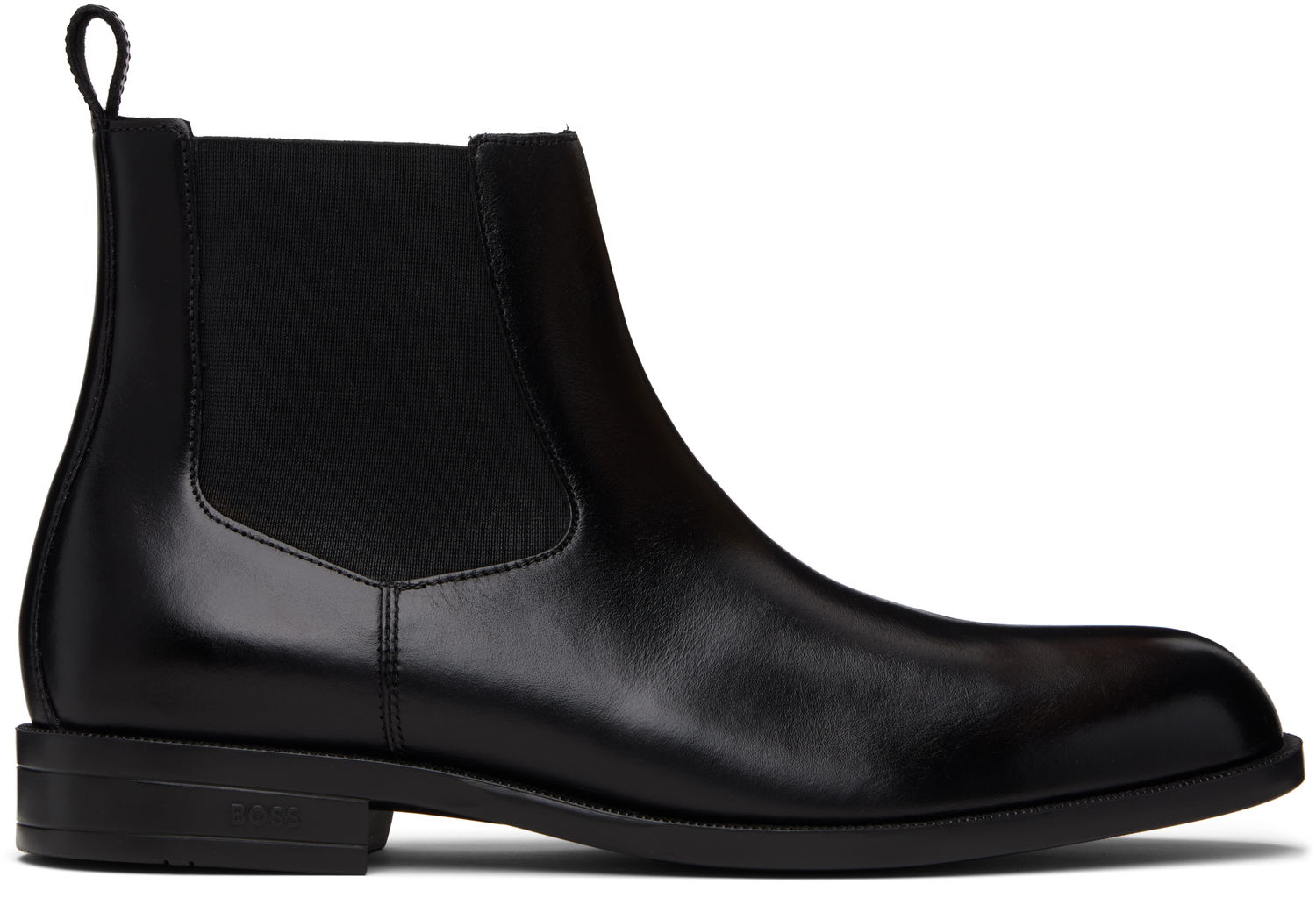 Sneakers og sko BOSS BOSS Leather Chelsea Boots Sort | 50552489, 0