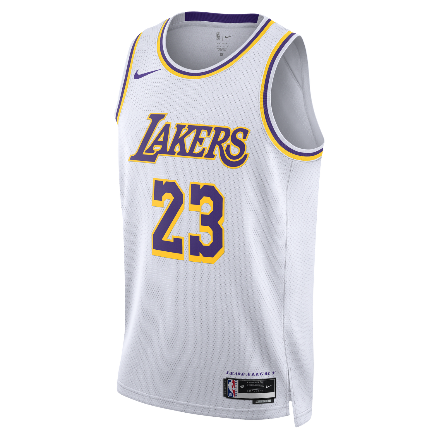 Tanktop Nike Dri-FIT NBA Swingman Los Angeles Lakers Association Edition 2022/2023 Hvid | DN2081-103, 0