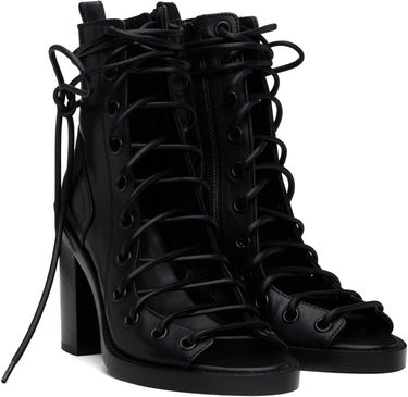 Tøj Ann Demeulemeester Ann Demeulemeester Bernardina Lace-Up Heeled Sandals Sort | CO00-W-S06-LT160-099, 3
