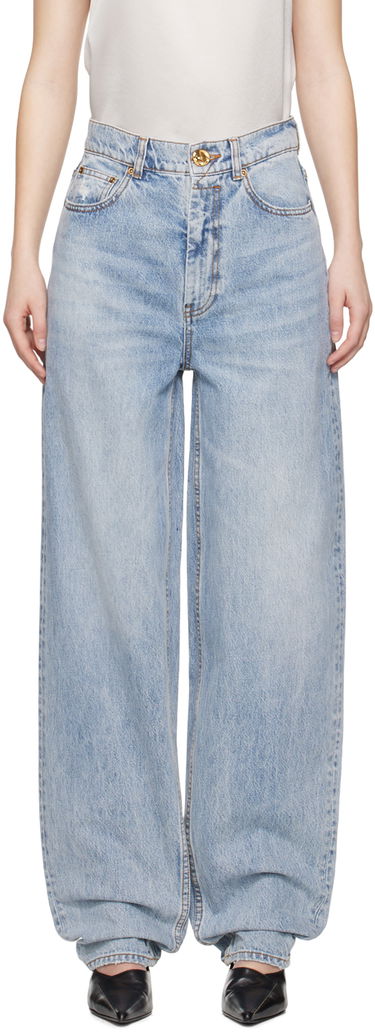 Jeans ZIMMERMANN Zimmermann Natura Oversize Barrel Jeans Blå | 9212PS241, 0