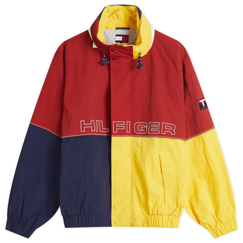 Vindjakke Tommy Hilfiger Tommy Jeans Men's Sailing Color Block Regatta Jacket Flerfarvet | MN0MN00008XMO