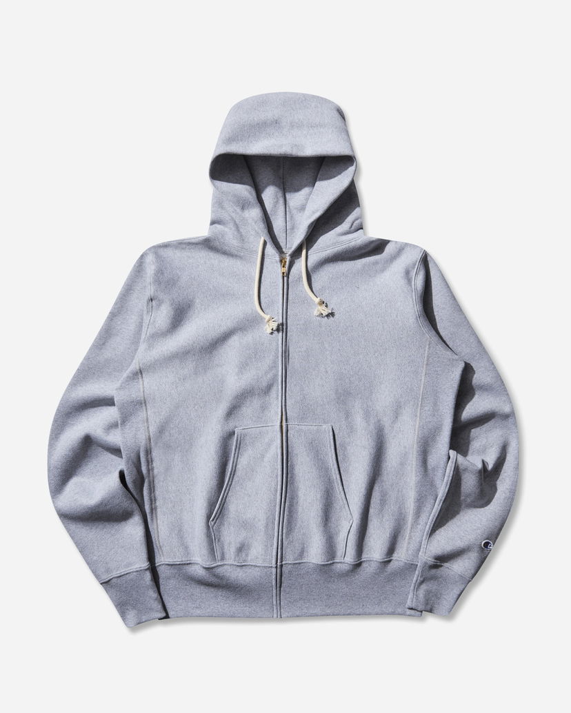 Sweatshirt Champion Made in USA Reverse Weave Zipped Hoodie Grå | 221583 X070