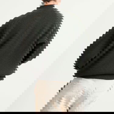 Sweater Jacquemus Wool Cashmere Knitted Bomber Jacket Sort | 25HCDM00567AK00278-580, 3