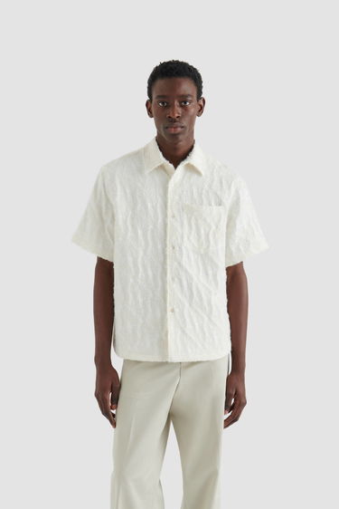 Skjorte AXEL ARIGATO Wade Bubble A Shirt Hvid | A2203001, 2
