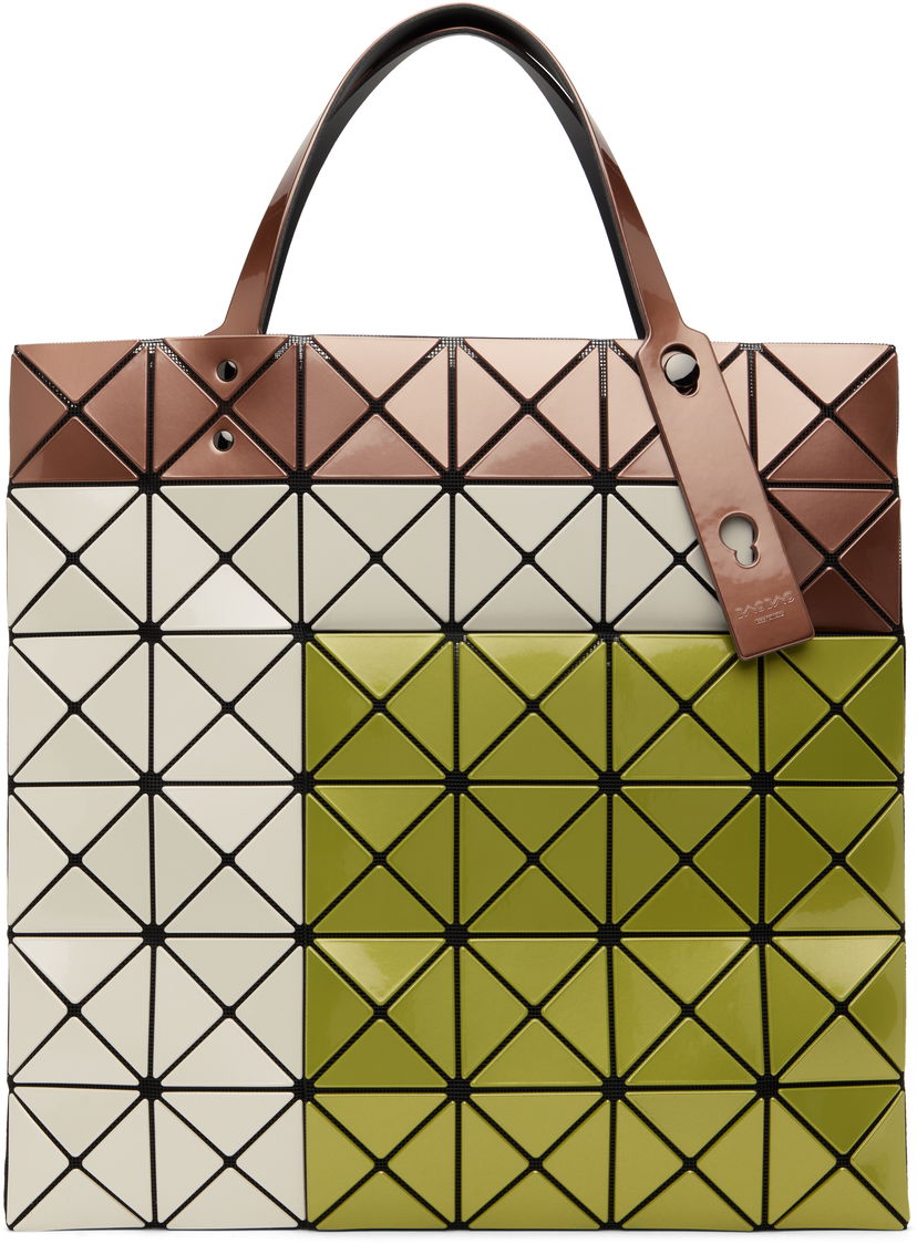 Mulepose BAO BAO ISSEY MIYAKE Geometric Pattern Tote Bag Grøn | BB48AG812