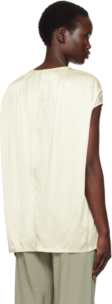 T-shirt Rick Owens Rick Owens Hollywood Floating T-Shirt Beige | RP01E7256 SCH, 2