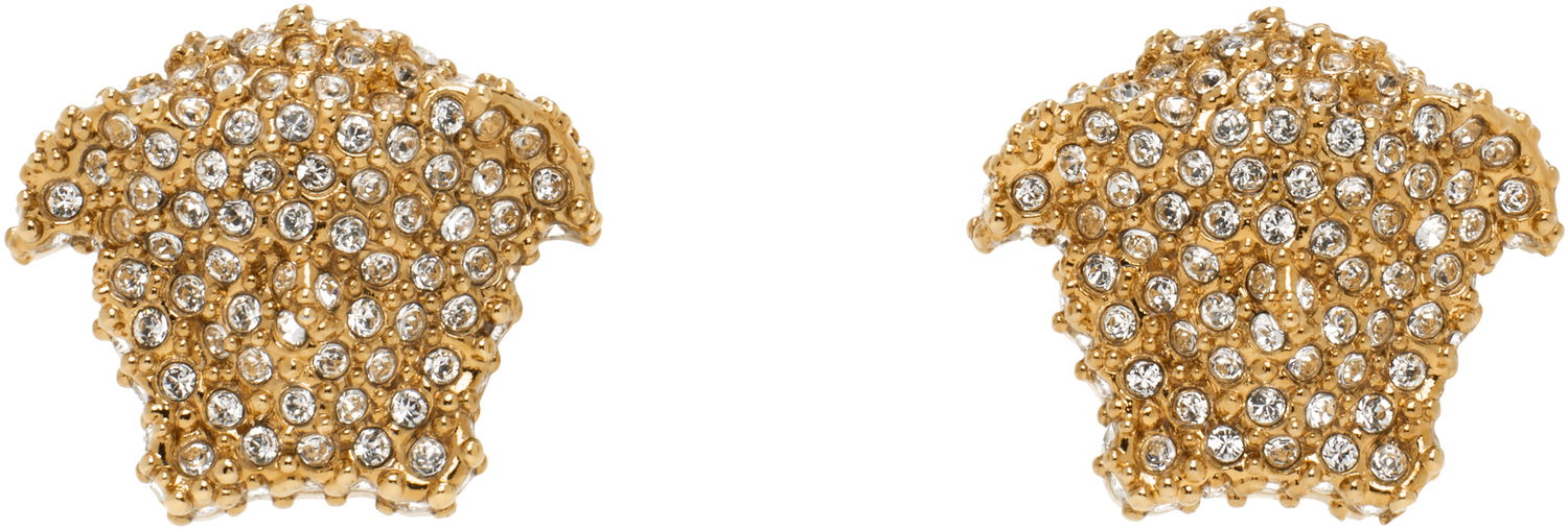Øreringe Versace Crystal-Embellished Earrings Metalisk | 1017466_1A01092_4J090, 0