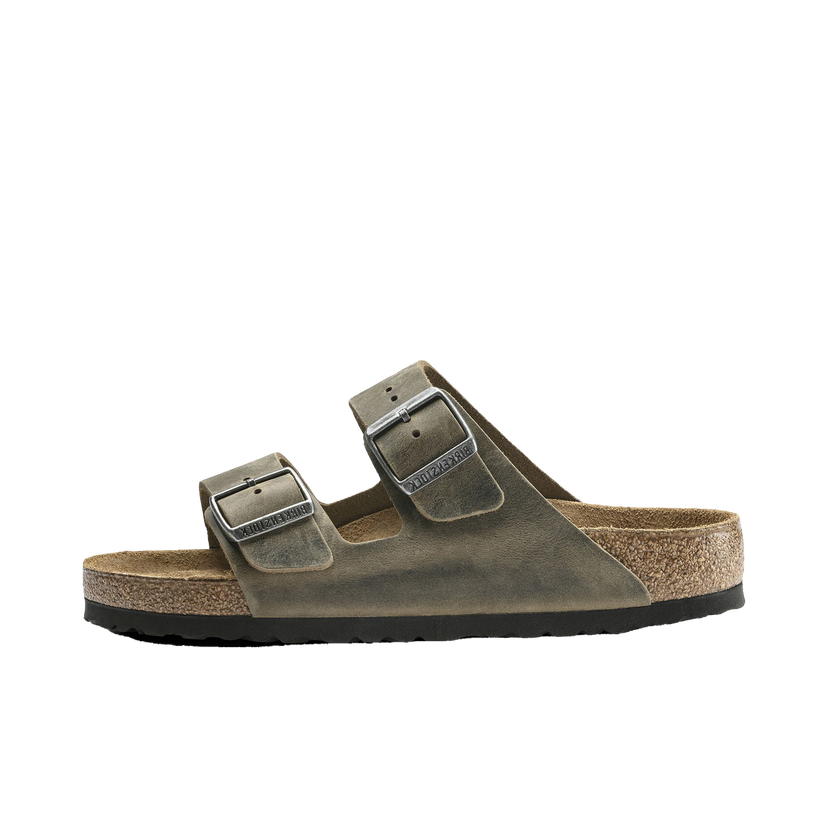 Sneakers og sko Birkenstock Arizona Soft Footbed Oiled Leather Faded Khaki Grøn | 1019313/1019377