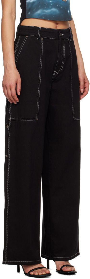 Cargo bukser Stella McCartney Workwear Jeans Sort | 6D01503SPH21, 1