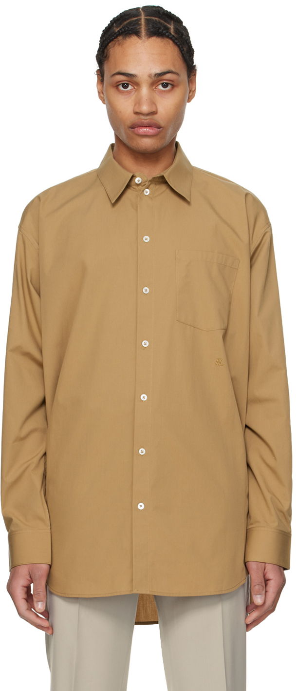 Skjorte Helmut Lang Helmut Lang Oversized Shirt Brun | O01HM501