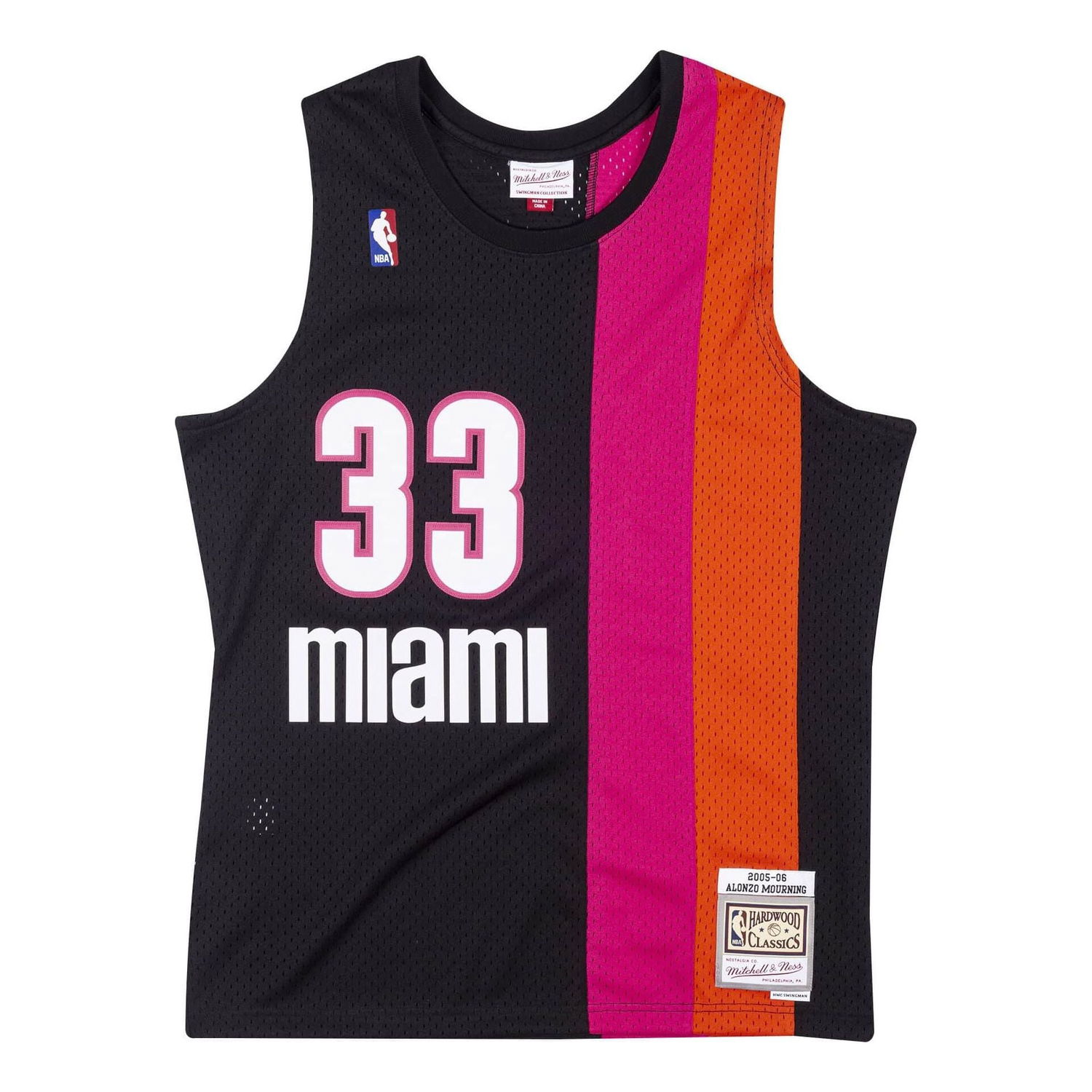 Jersey Mitchell & Ness NBA Miami Heat Alonzo Mourning Swingman Jersey Sort | SMJYCP19242-MHEBLCK05AMO, 0