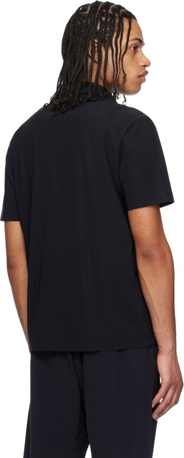 Polo skjorte Moncler Moncler Black Logo Patch Polo Sort | K10918A00010829JP, 2