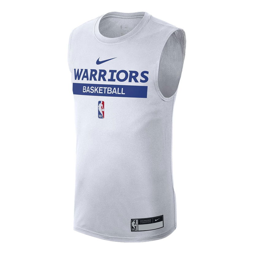 Tanktop Nike Golden State Warriors Sleeveless Practice T-Shirt Hvid | DR6765-100
